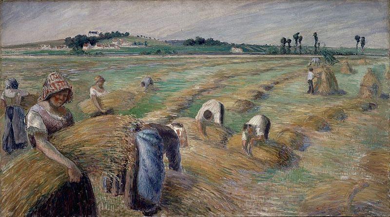 Camille Pissarro The Harvest Sweden oil painting art